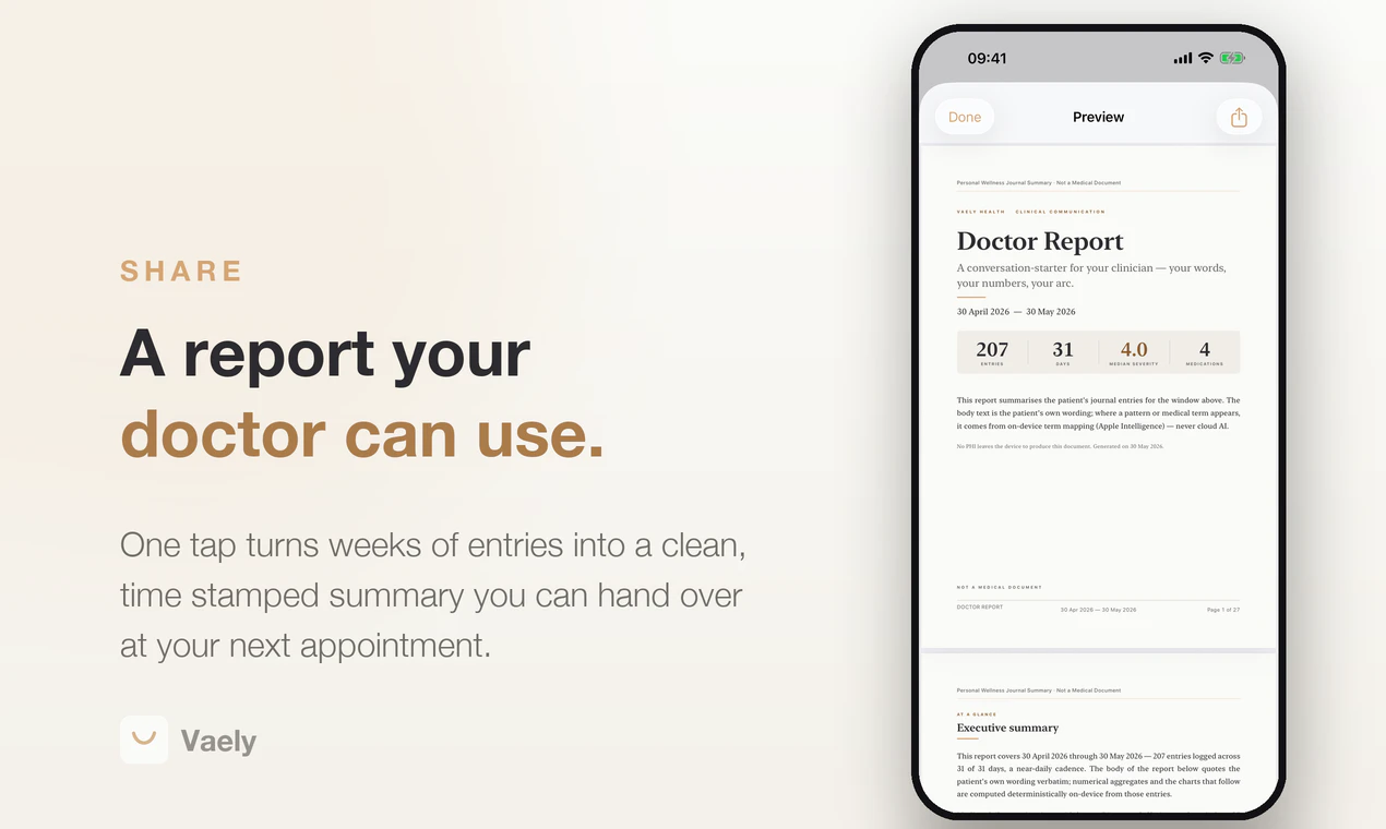 Vaely: Symptom and Pain Tracker gallery image