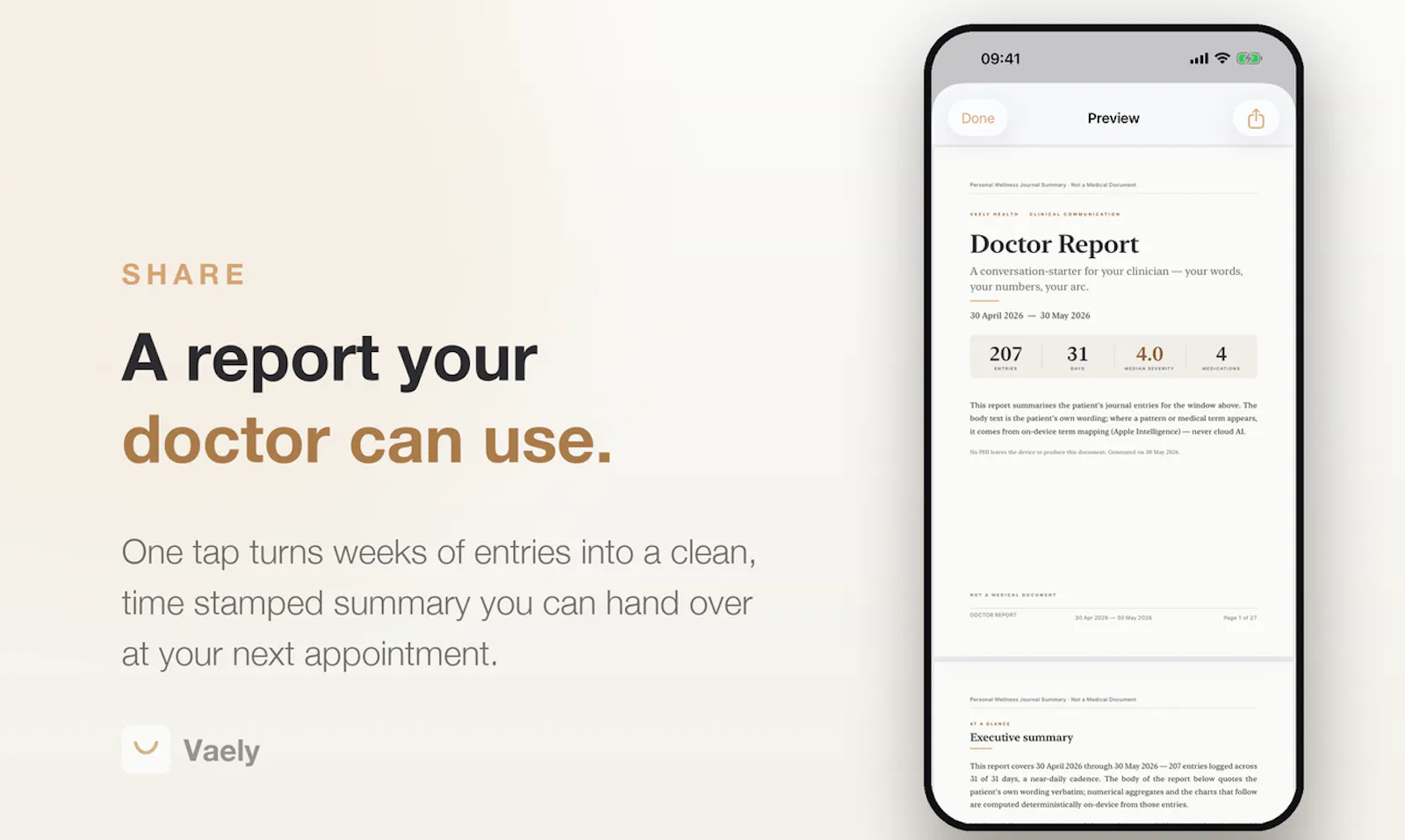 Vaely: Symptom and Pain Tracker screenshot 3