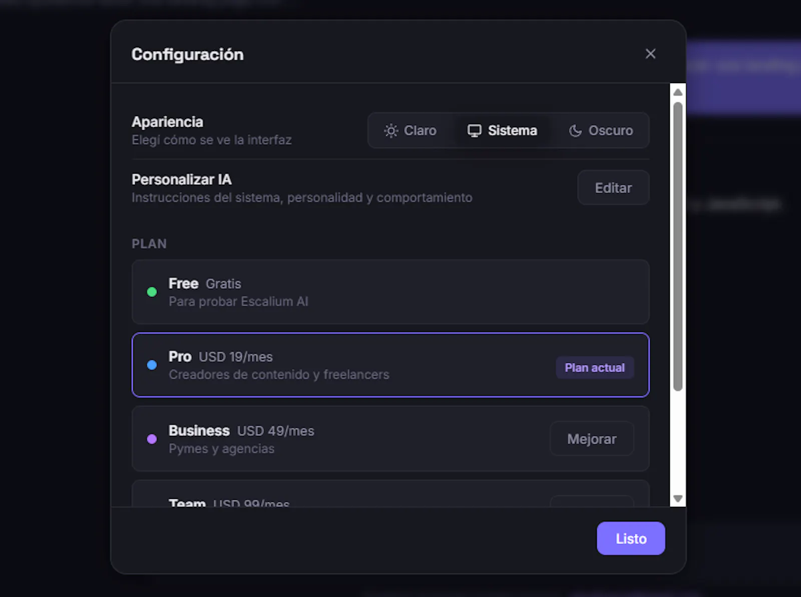 Escalium AI screenshot 4