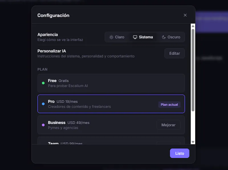 Escalium AI screenshot 4
