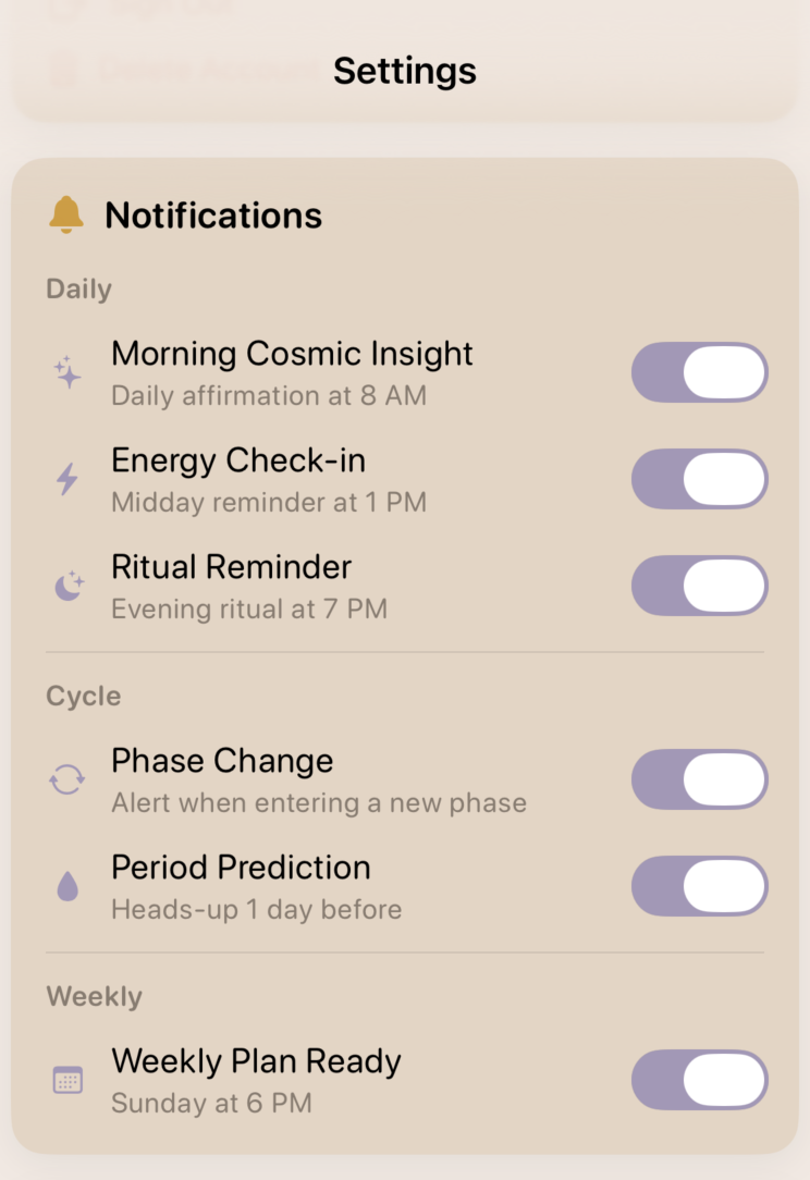 Lunova - Screenshot 3 showing product features and functionality