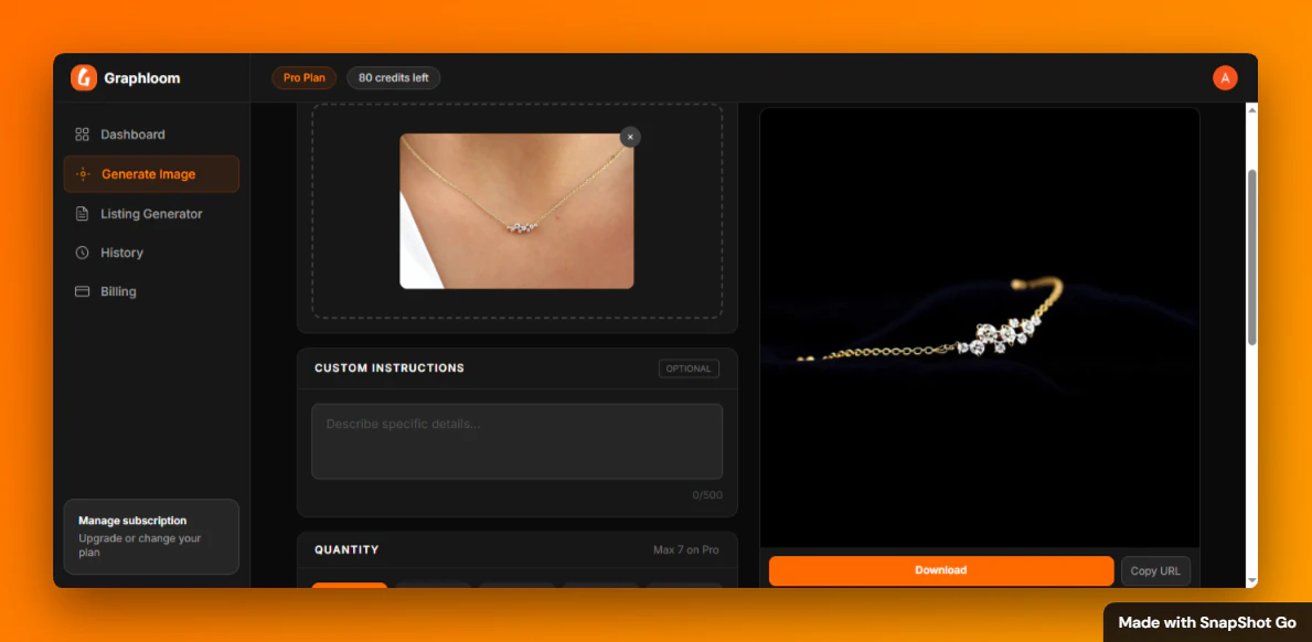 Graphloom screenshot 3