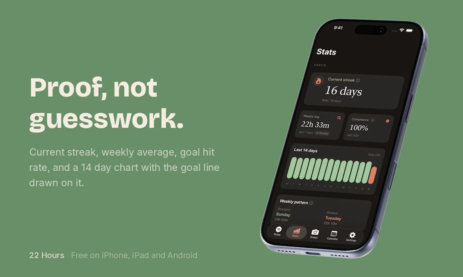 22 Hours: Aligner Tracker screenshot 4