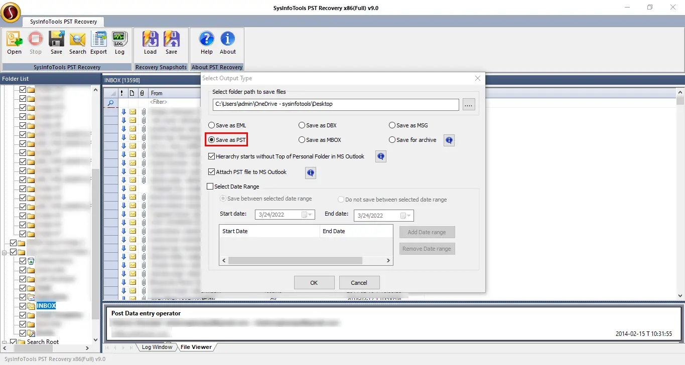 Инструмент восстановления Outlook PST - Ремонт/ восстановить поврежденные или поврежденные файлы PST эффективно. медиа 5