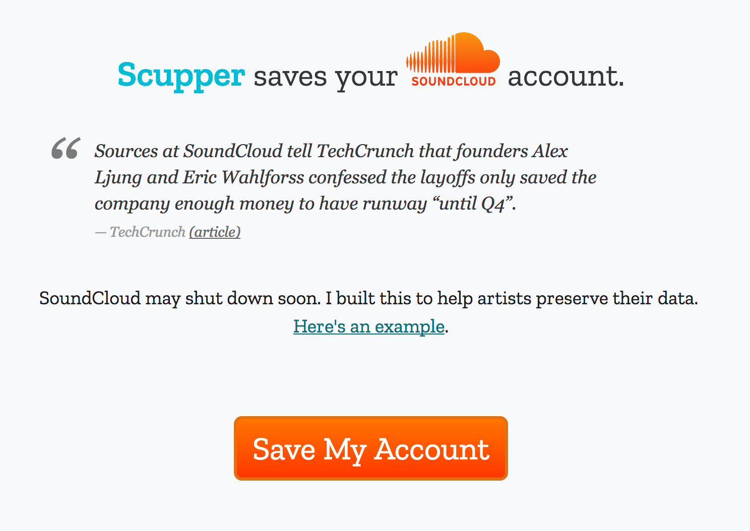 Scupper gallery image