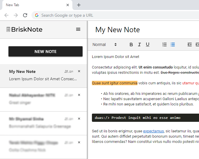 BriskNote gallery image