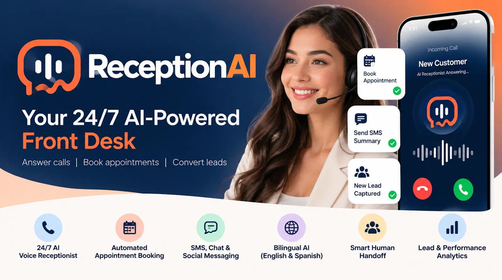 Best AI receptionist & virtual assistant screenshot 1