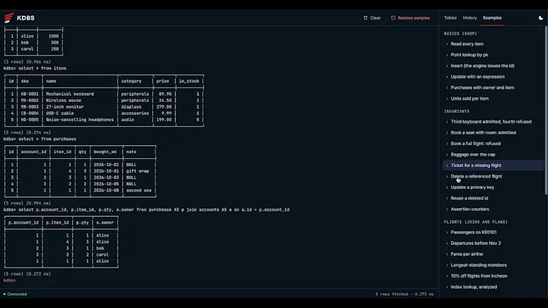 KDBS screenshot 1 (video preview)
