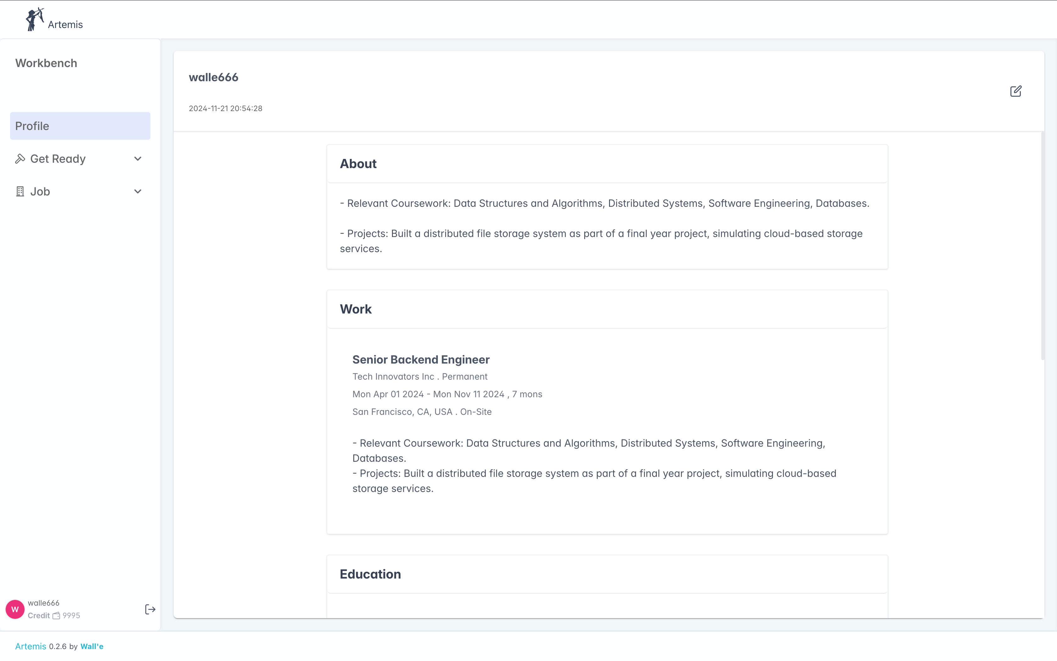 Artemis gallery image