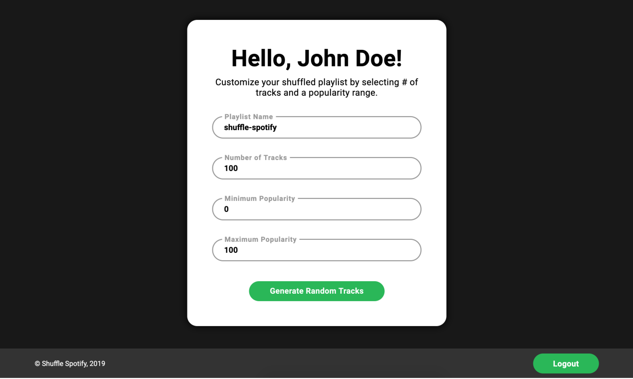 Shuffle Spotify gallery image