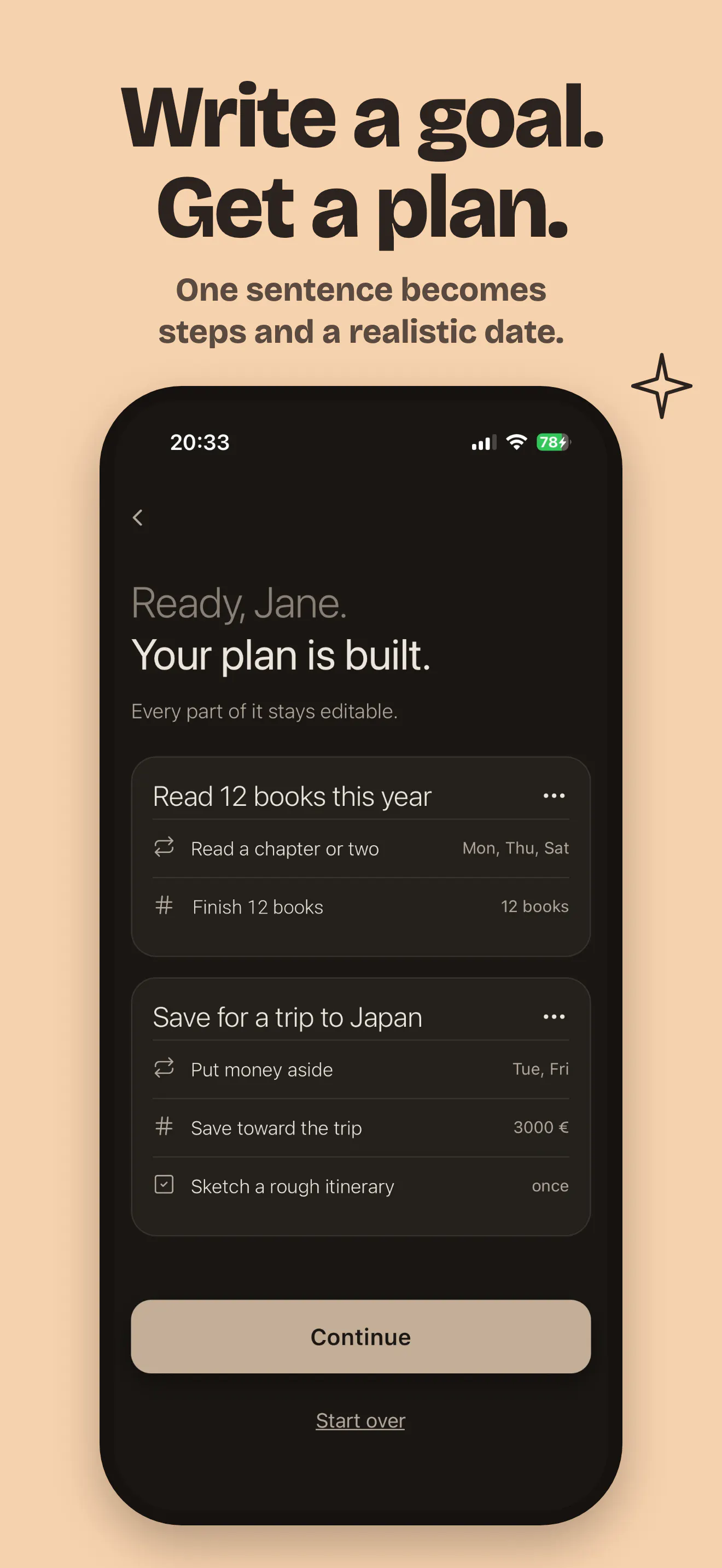uLuup · Goals take time screenshot 1