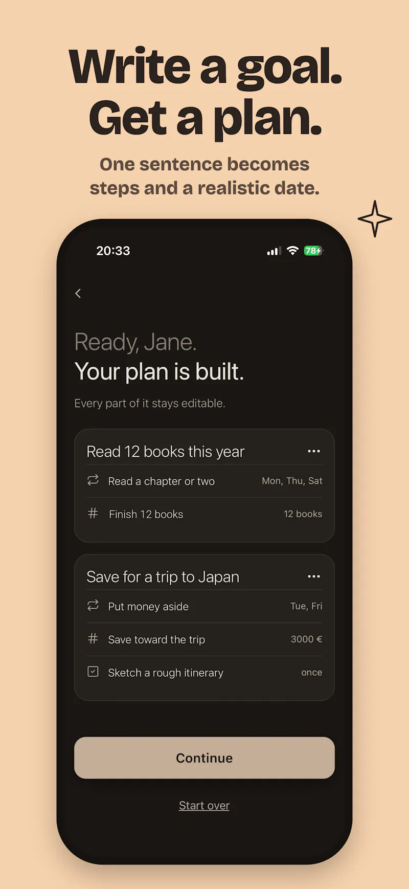 uLuup · Goals take time screenshot 1