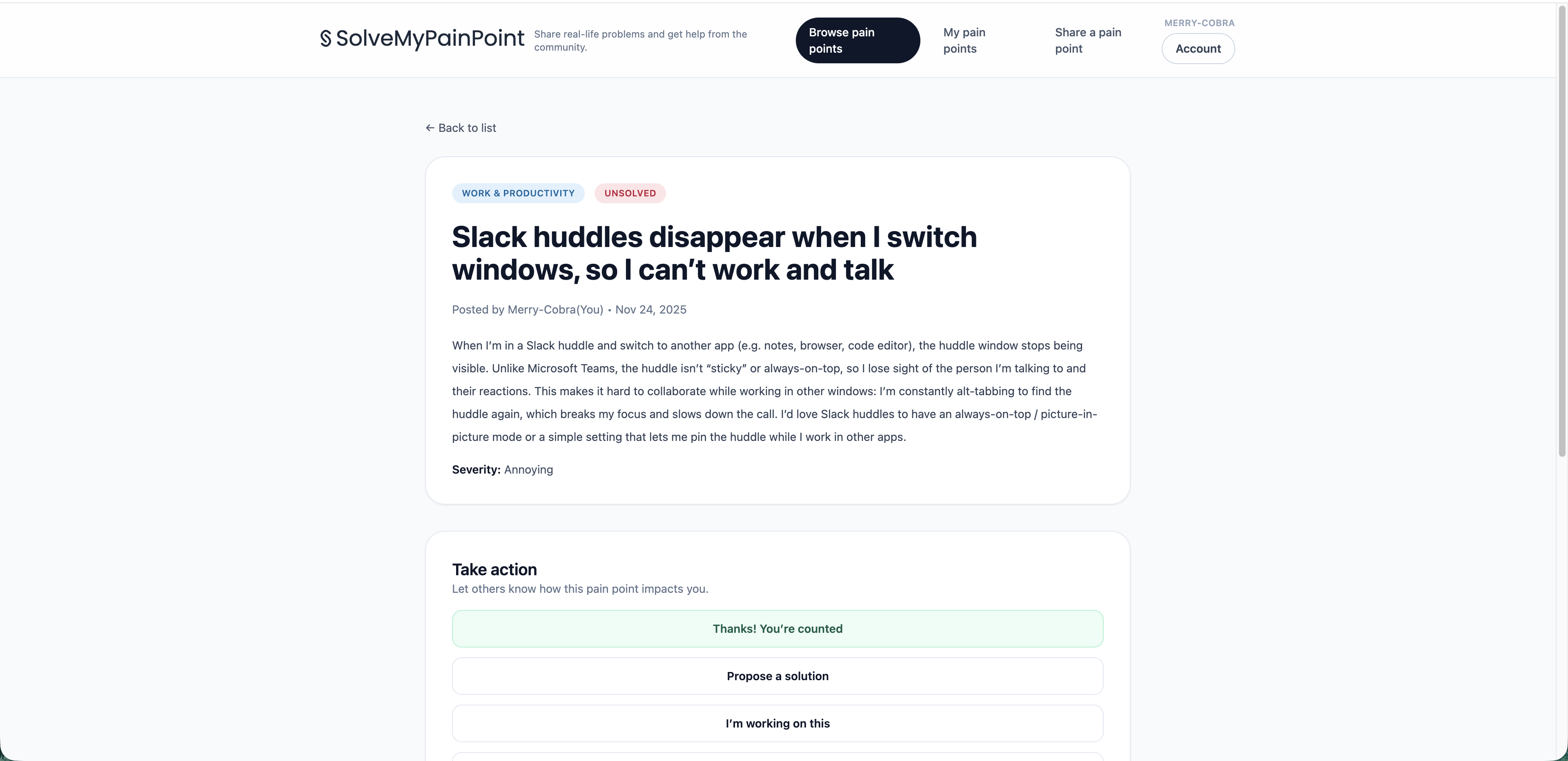 SolveMyPainPoint gallery image