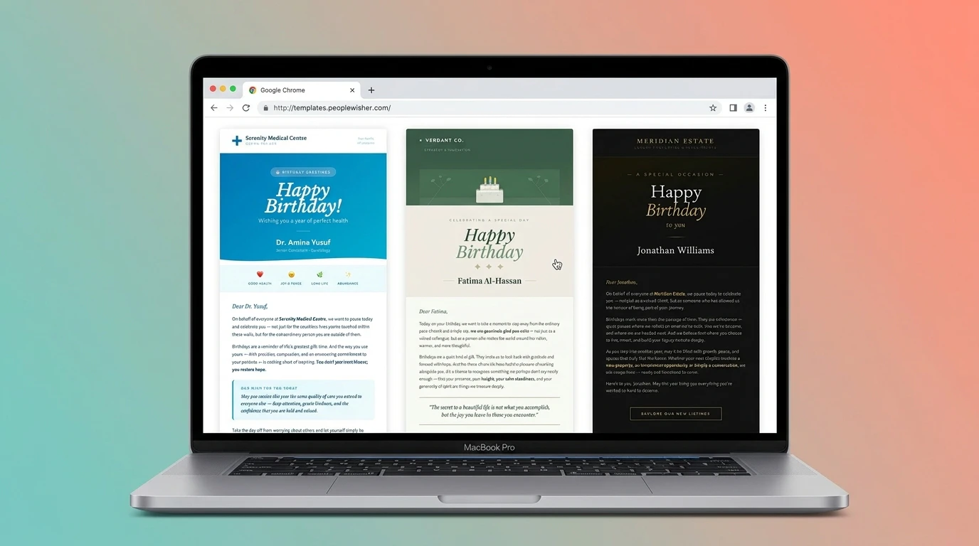 BirthdayTemplates screenshot 1