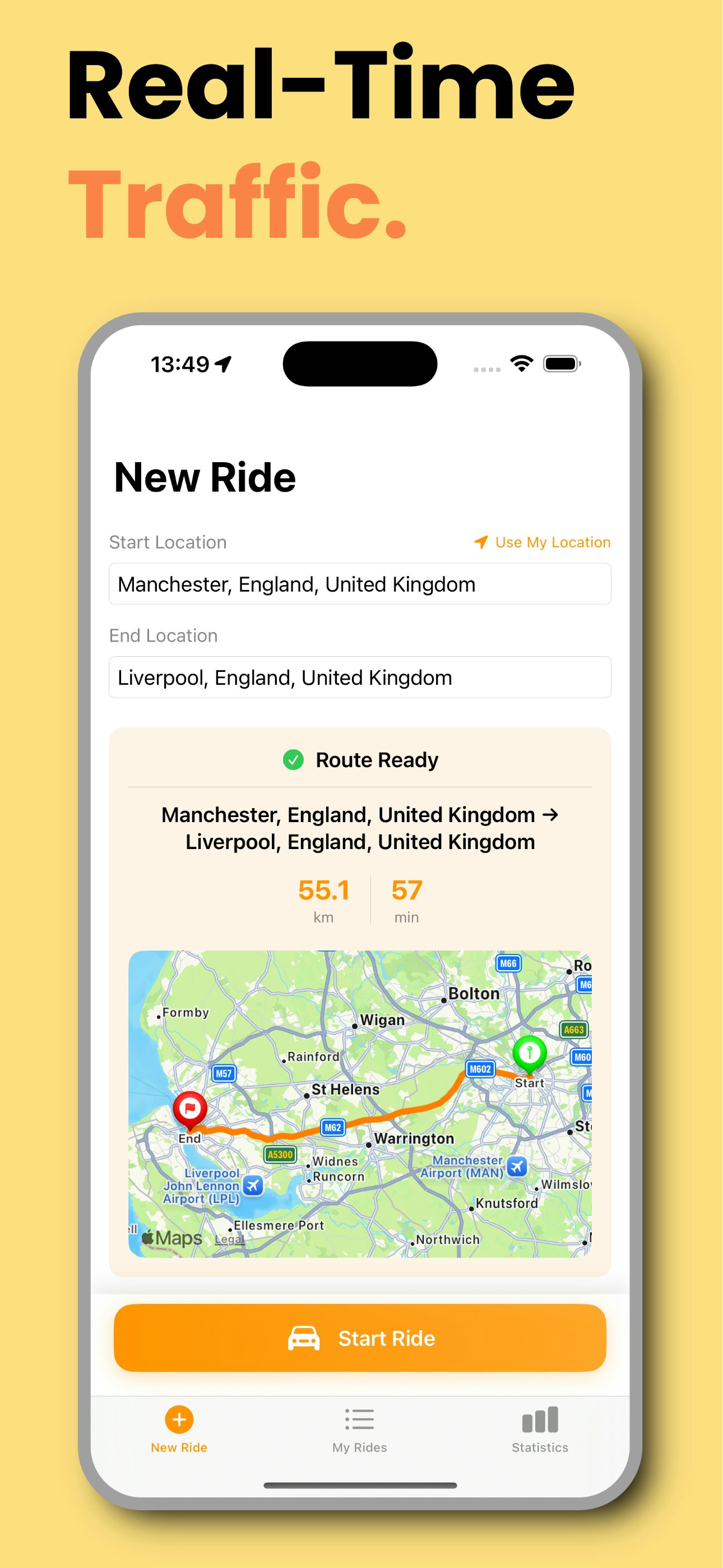 StatDrive - Smart Driving Assistant - Screenshot 3 showing product features and functionality