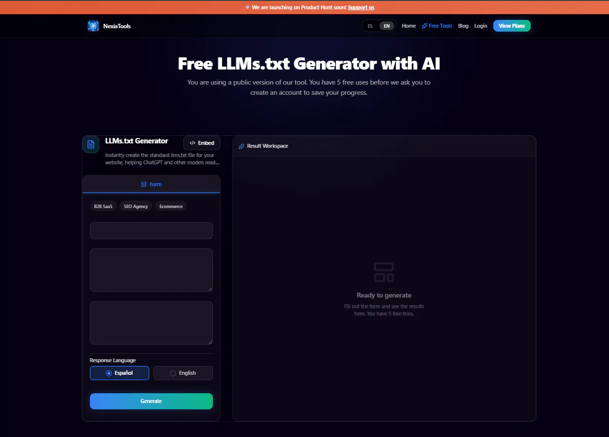 LLMs.txt Generator gallery image
