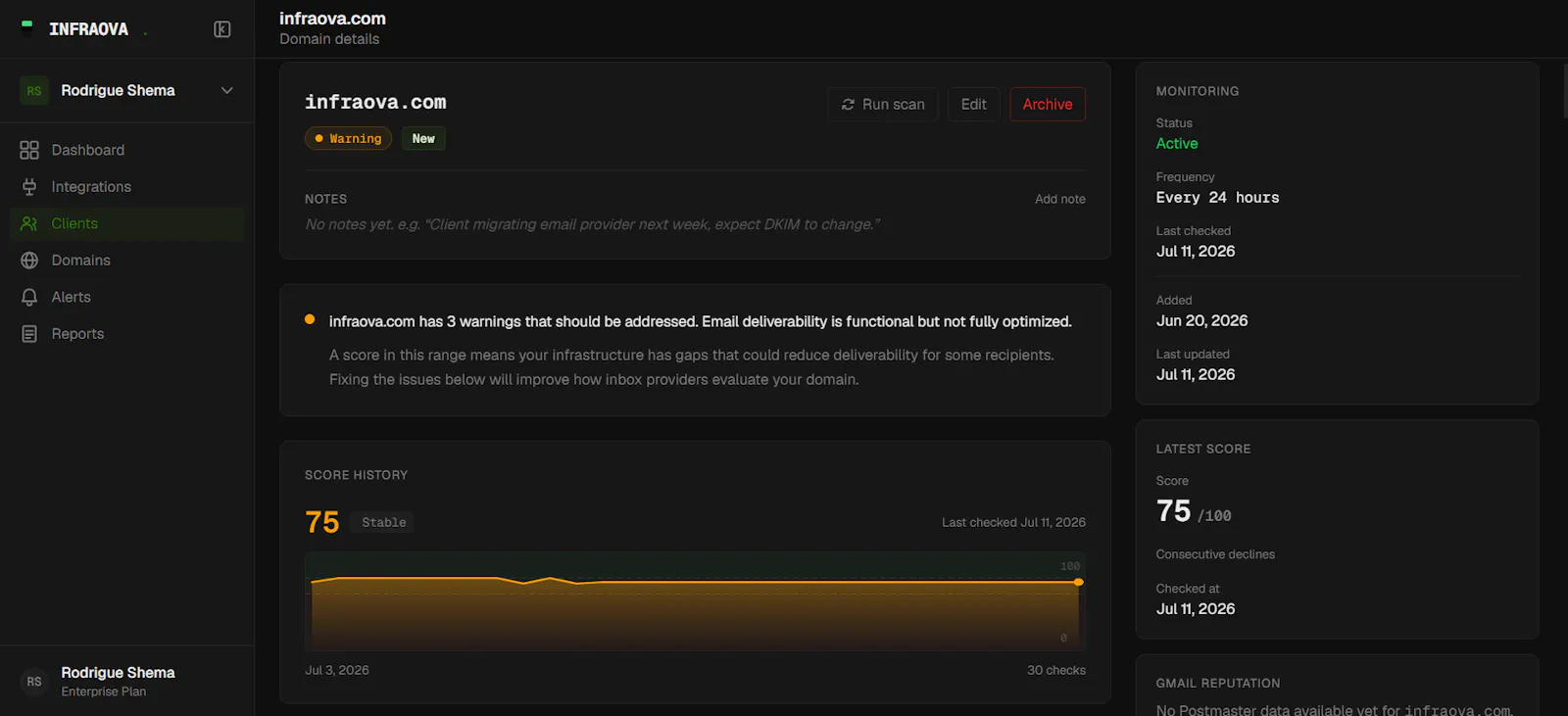 Infraova screenshot 3
