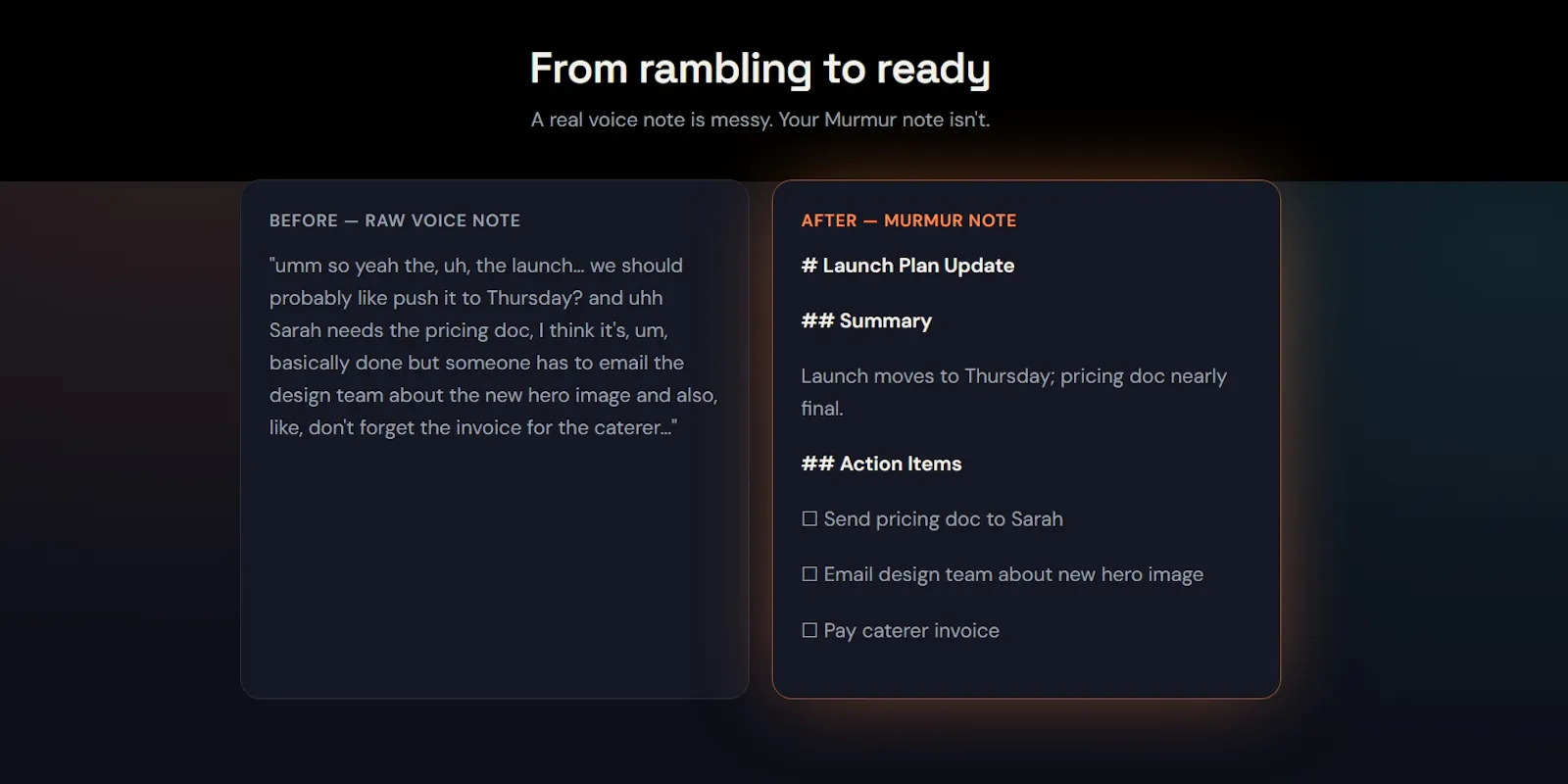 Murmur screenshot 2