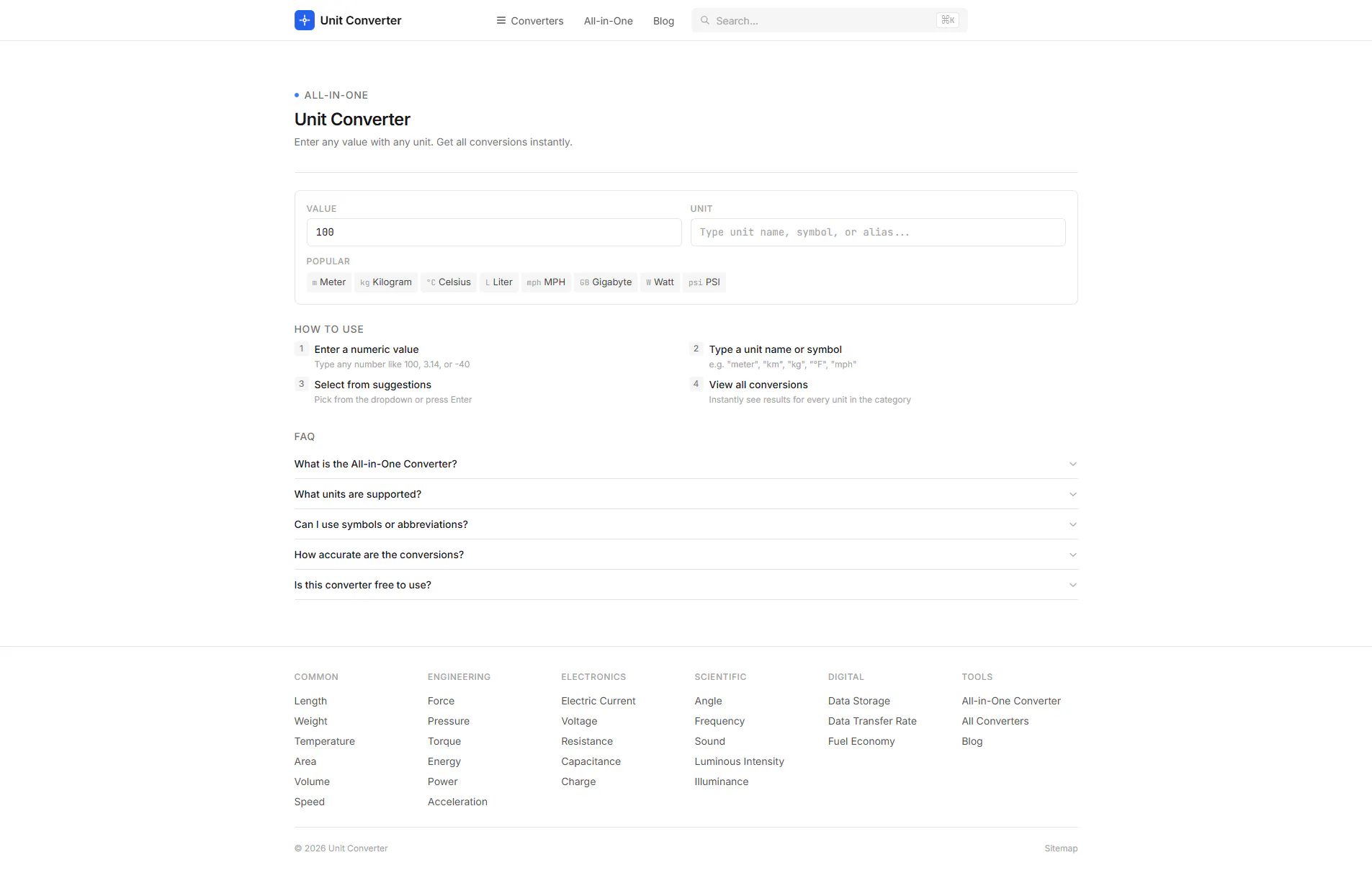 Unit Converter gallery image