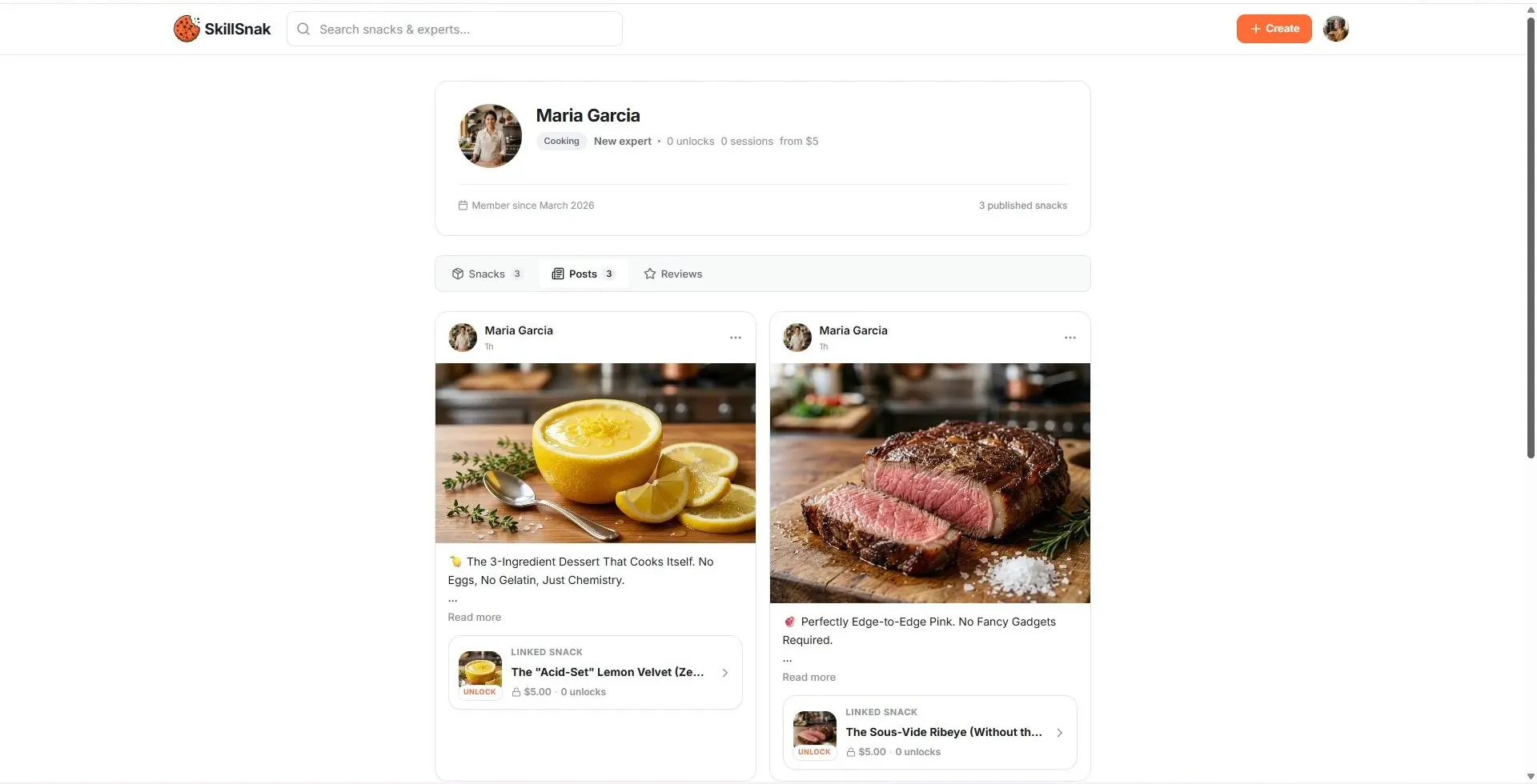 SkillSnak — Micro-skills marketplace gallery image