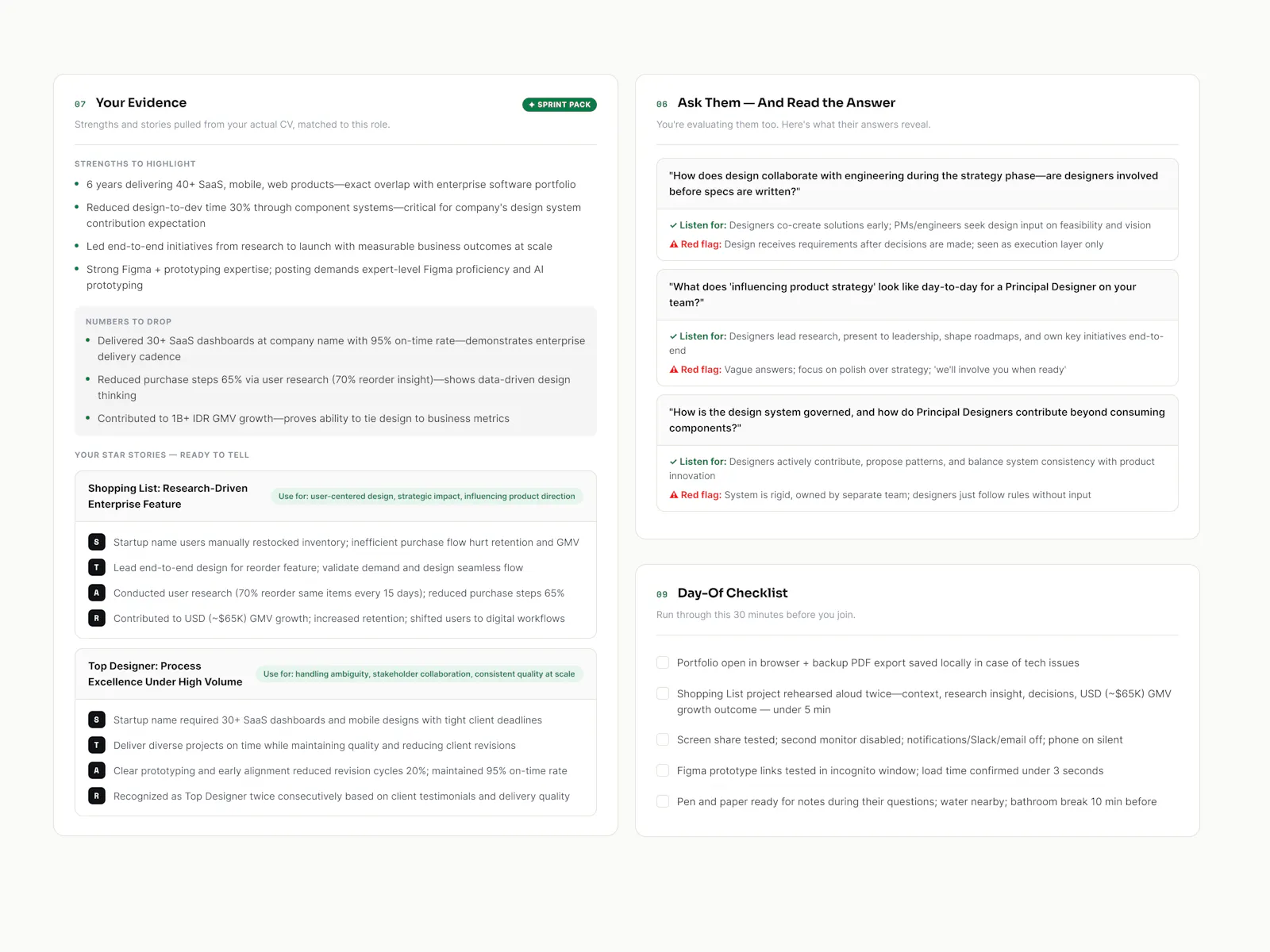 Intarvee — Walk into any interview ready screenshot 3