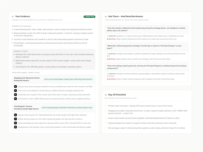 Intarvee — Walk into any interview ready screenshot 3