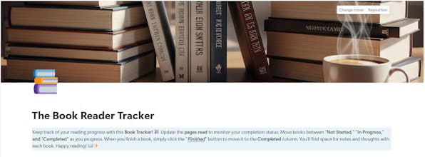 Daily Book Reading Tracker gallery image