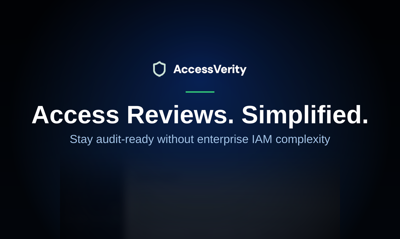 AccessVerity - Main product screenshot demonstrating key features and user interface