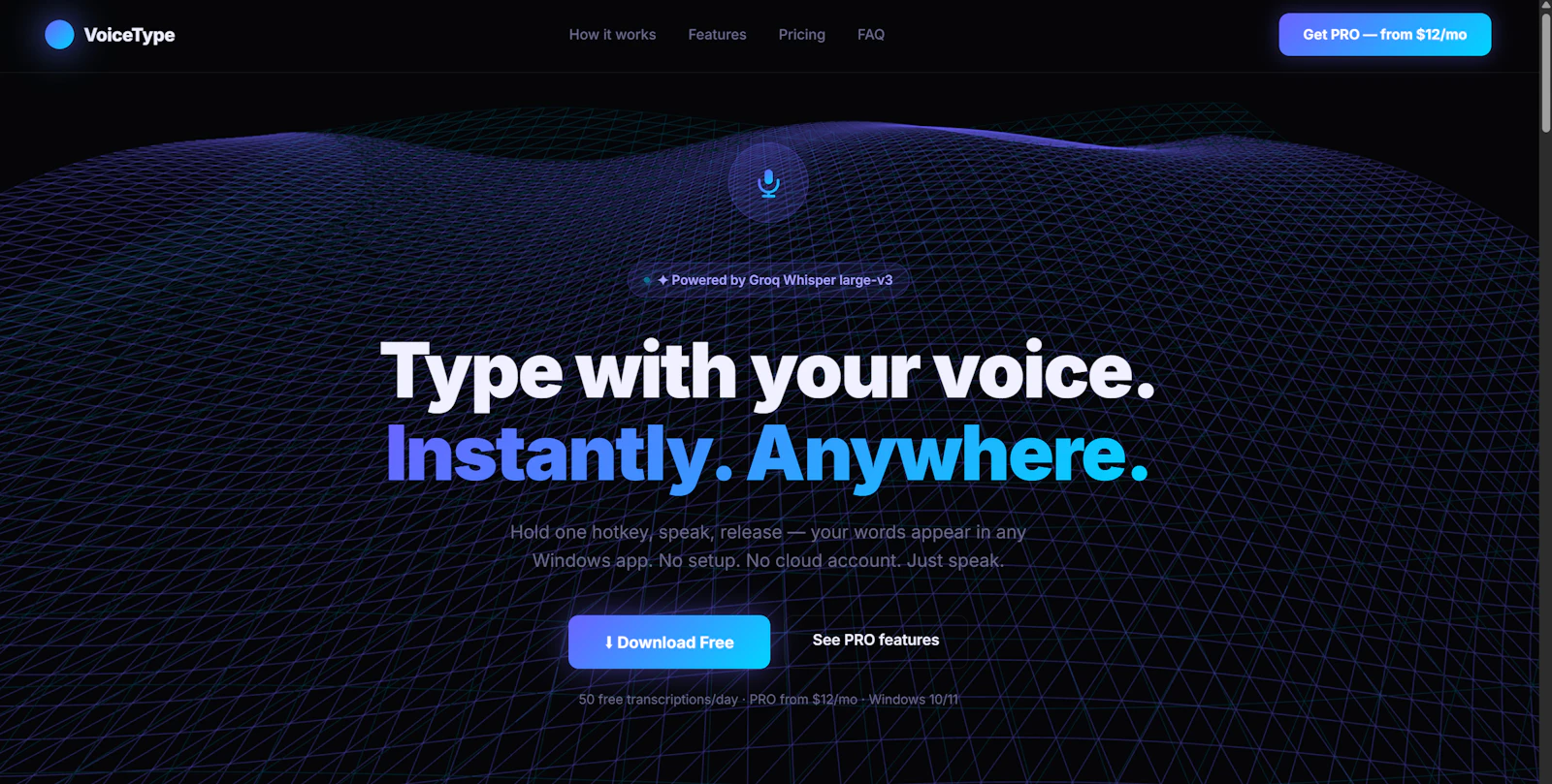 VoiceType screenshot 1