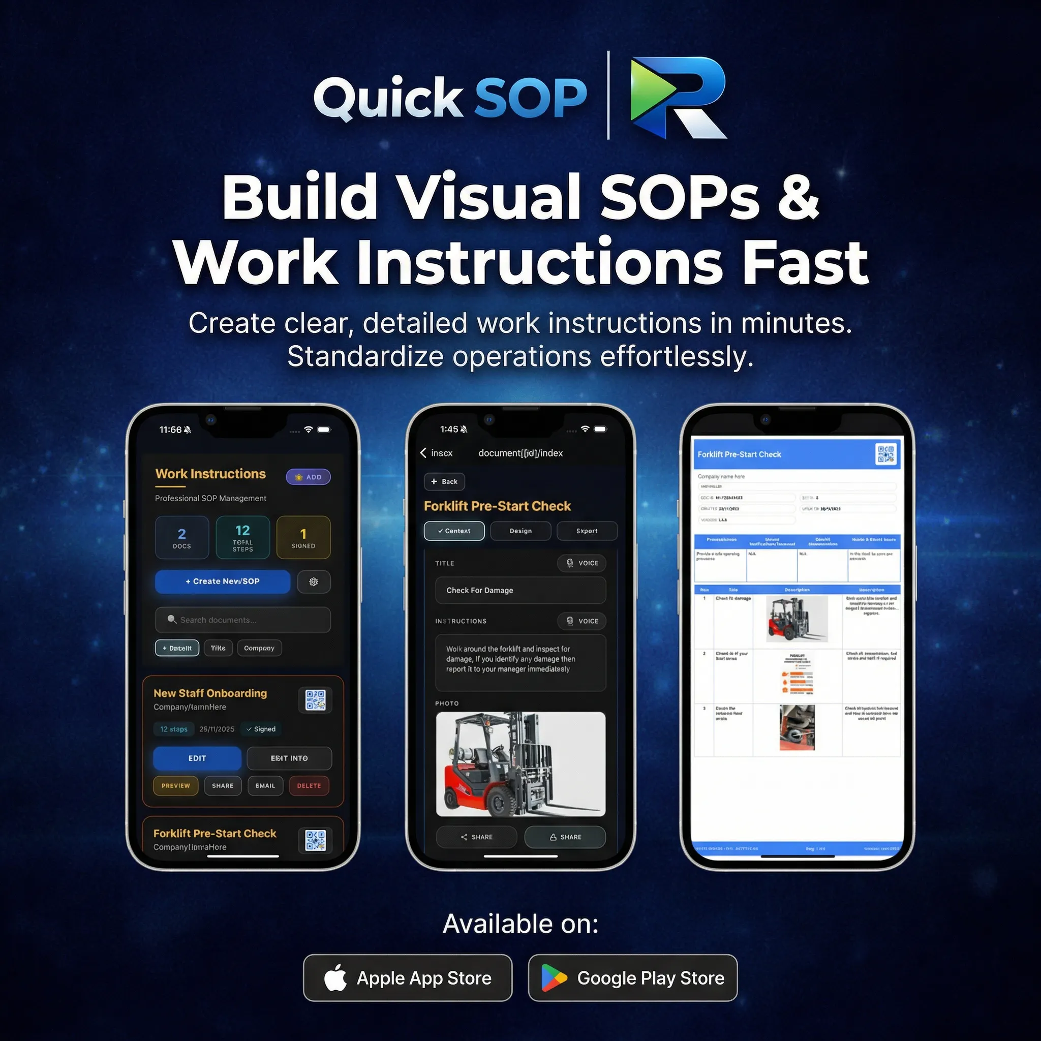Quick SOP - App gallery image