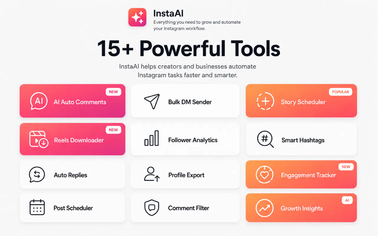 Automate Instagram Likes Follows Comment 截图