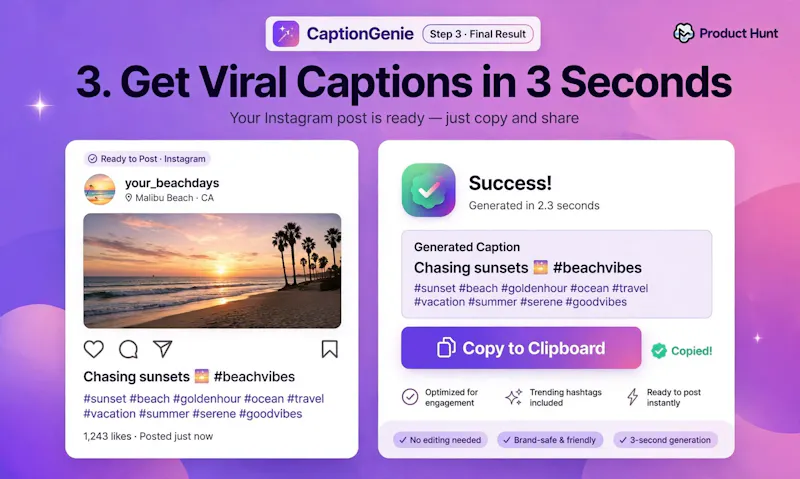 CaptionGenie screenshot 2