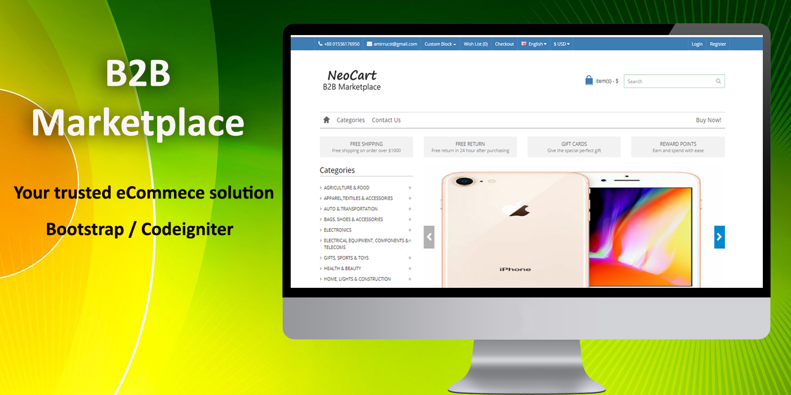 NeoCart - B2B MarketPlace eCommerce