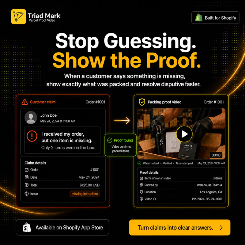 TM Parcel Proof Video screenshot 4