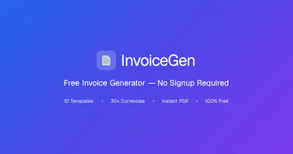 InvoiceGen gallery image