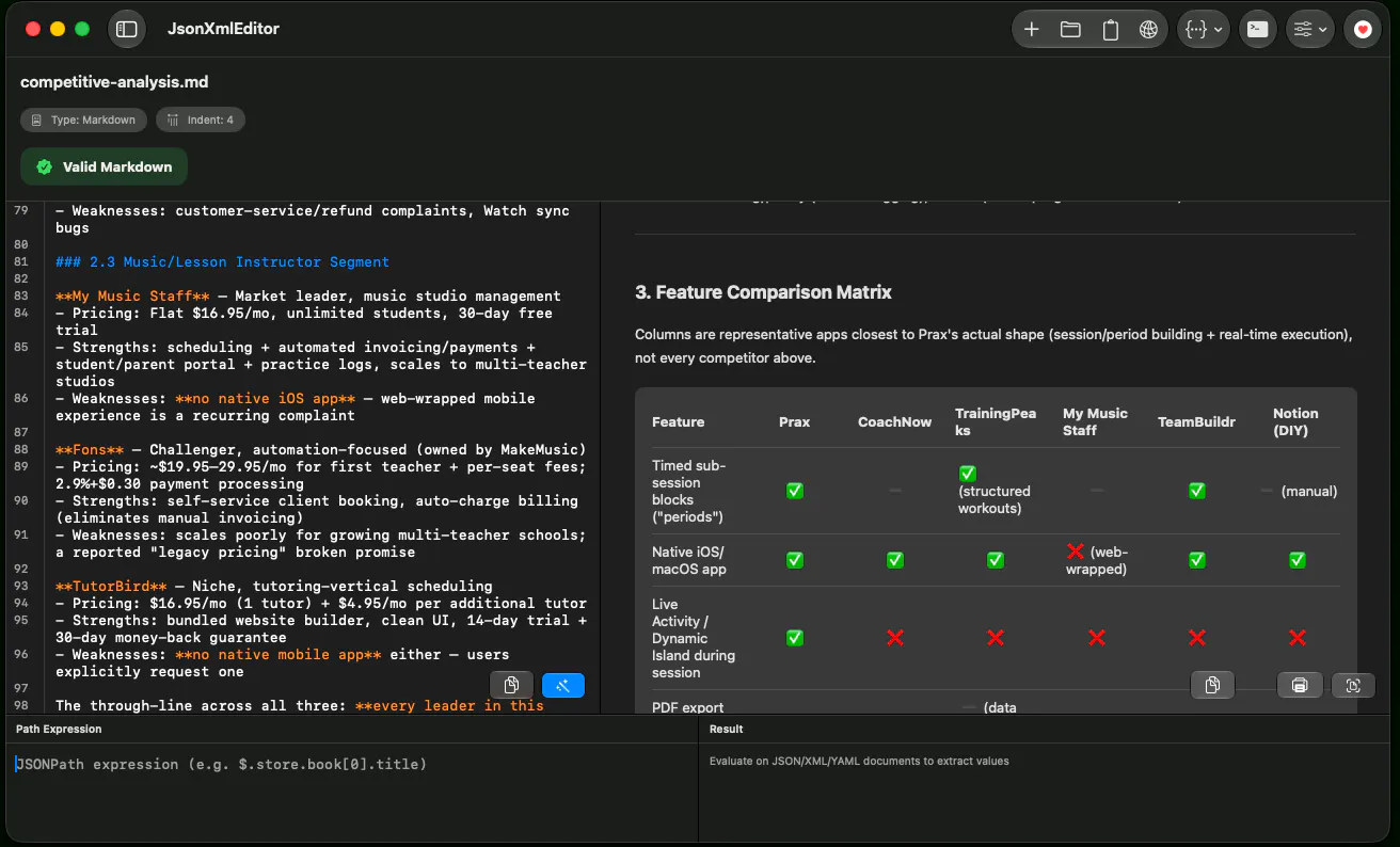 Json XML Editor gallery image