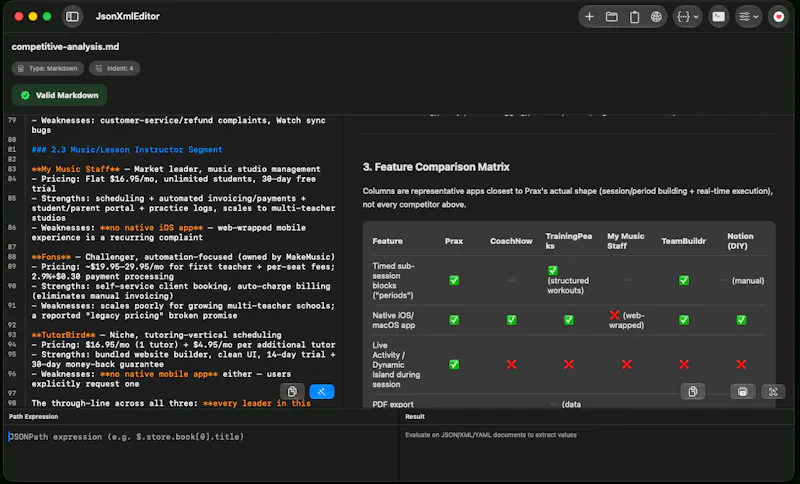 Json XML Editor screenshot 6