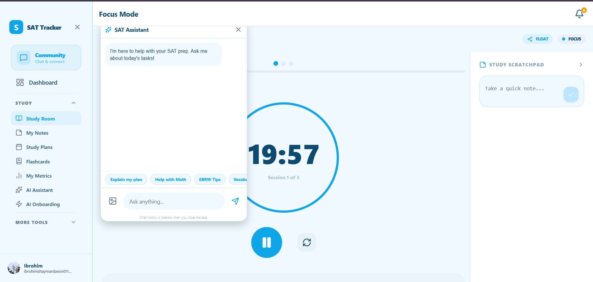 SAT Tracker - Screenshot 4 showing product features and functionality