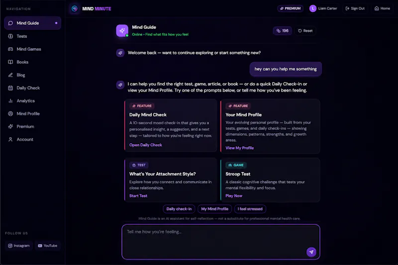 Mind Minute screenshot 1