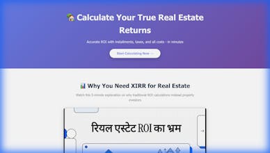 Real Estate XIRR gallery image