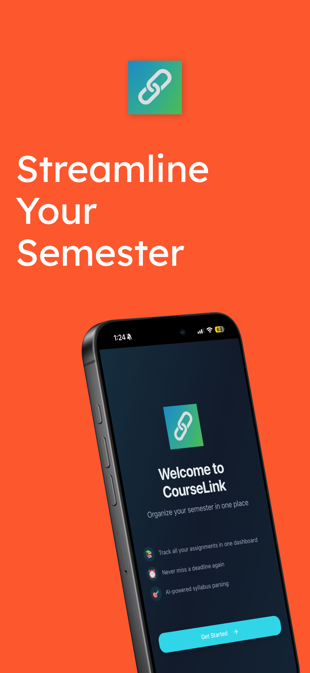 CourseLink - Screenshot 2 showing product features and functionality