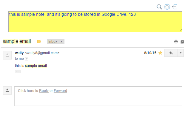 Simple Gmail Notes gallery image