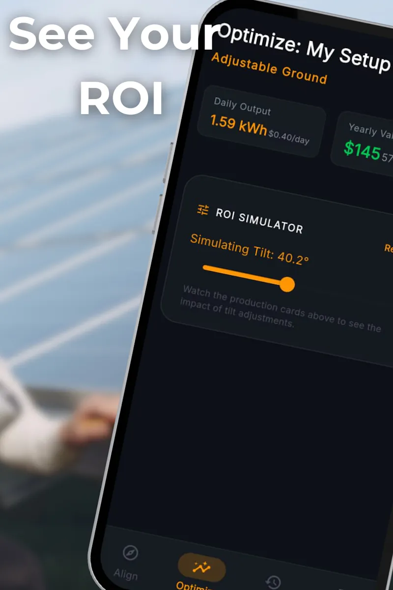 Solar Align Pro – Solar Angle & ROI screenshot 3
