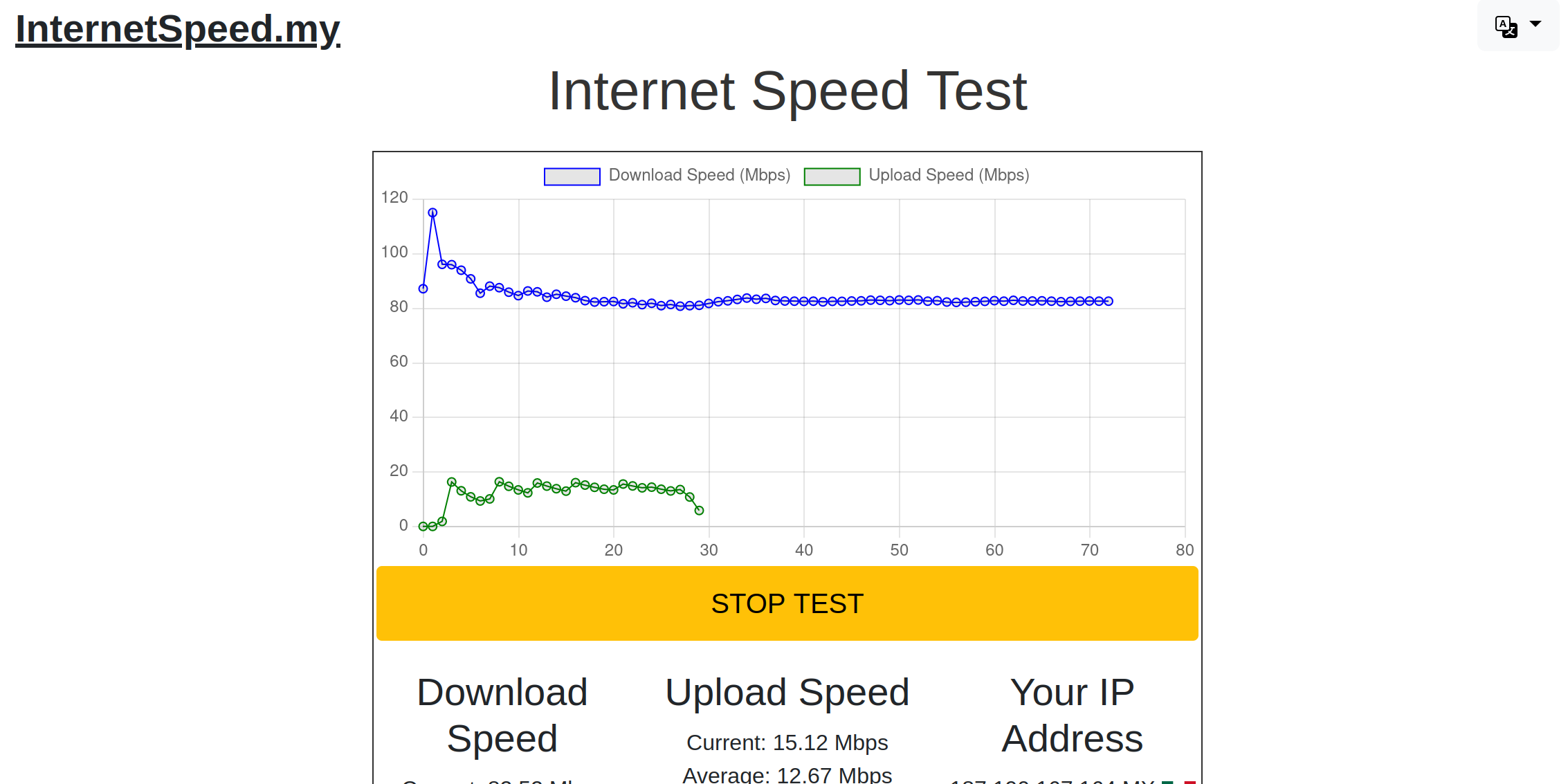 Kiểm tra tốc độ Internet media 2