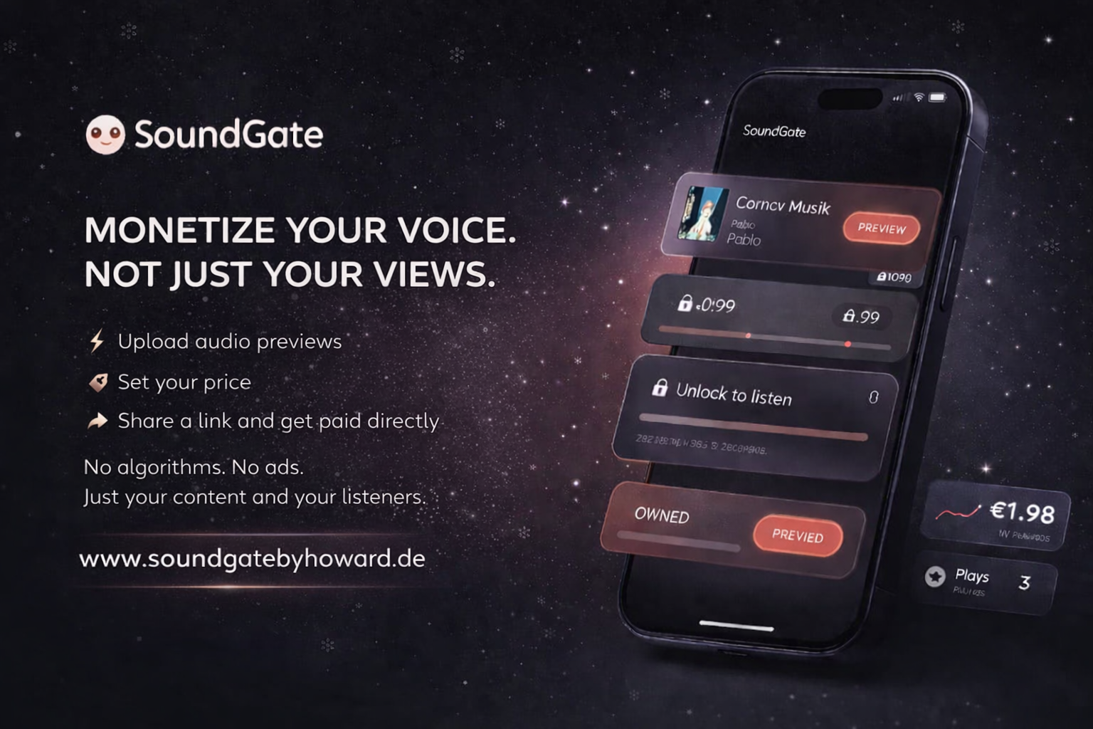 SoundGate - Screenshot 4 showing product features and functionality