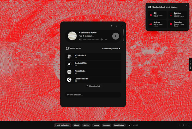 RadioDock screenshot 3