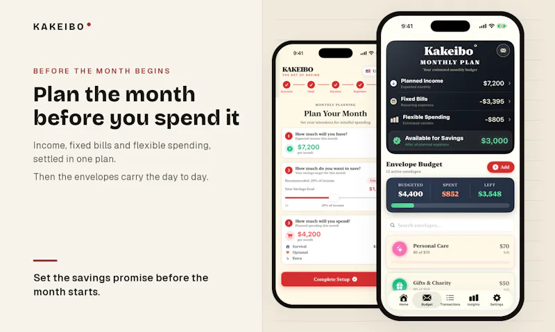 Kakeibo: Goal & Budget Planner screenshot 2