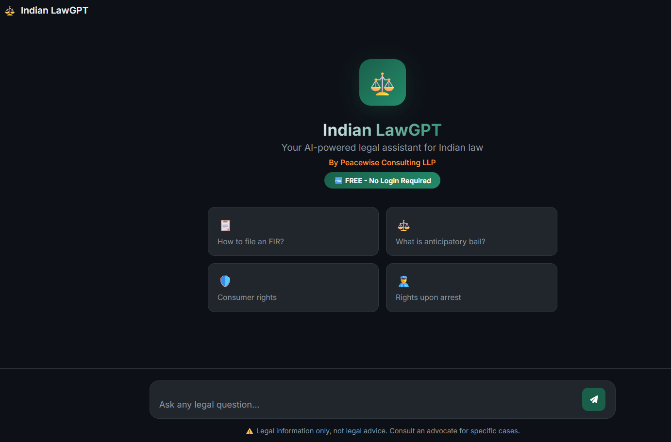 Indian LawGPT gallery image