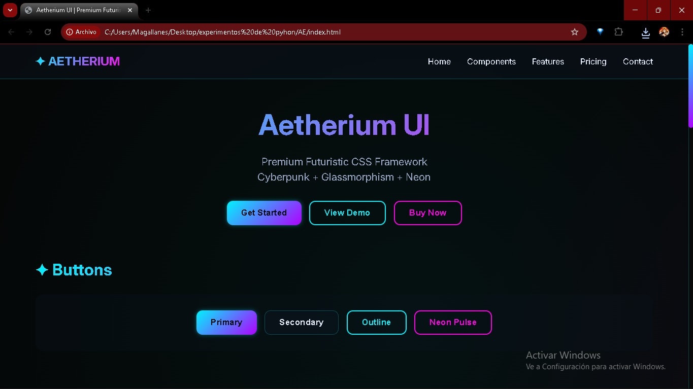Aetherium UI