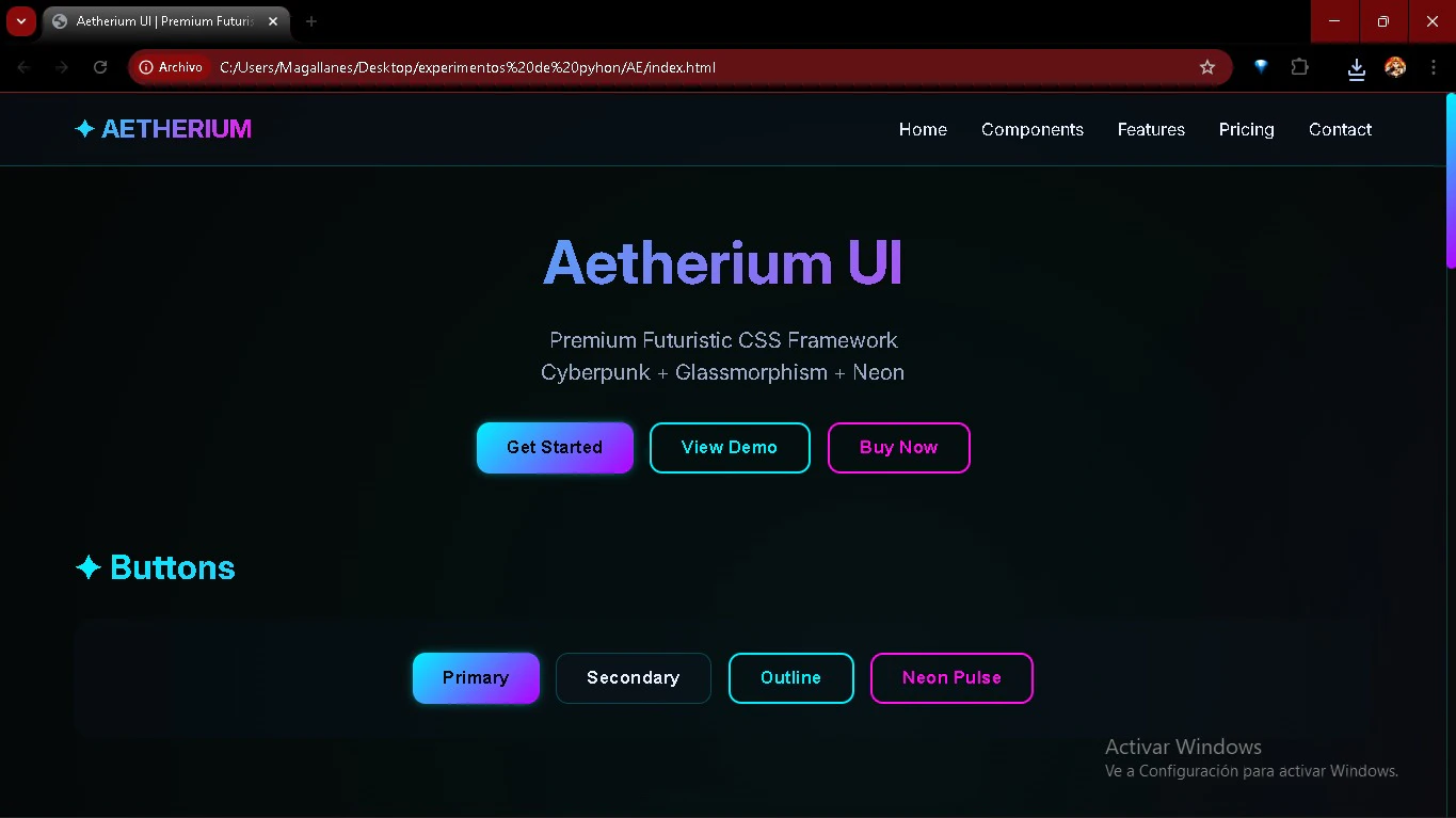 Aetherium UI logo